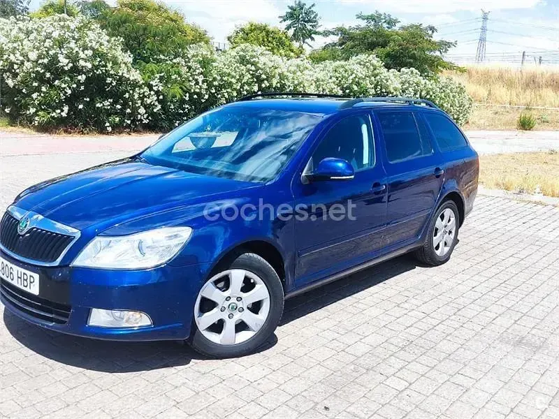 Usado Skoda Octavia Family 105 CV (77 kW) 2011 Azul Familiar