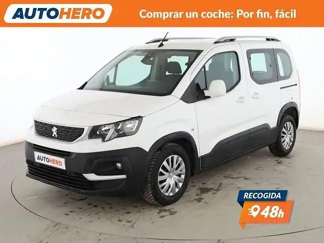 Usado Peugeot Rifter Active 100 CV (73 kW) 2019 Blanco Monovolumen