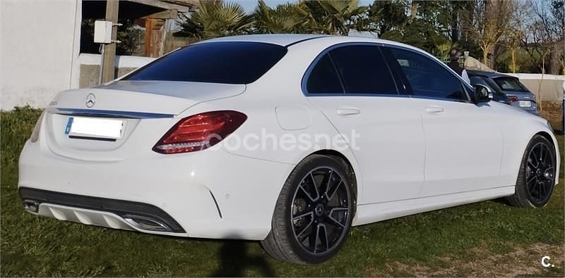Usado Mercedes C220 170 CV (125 kW) 2018 Blanco Berlina