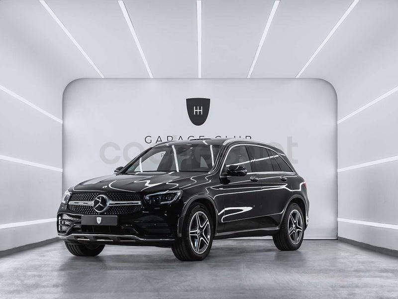Usado Mercedes GLC300 AMG line 245 CV (180 kW) 2019 Negro SUV