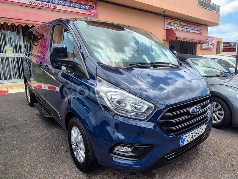 Azul Usado 2019 Ford Tourneo Custom Sport Monovolumen | 17.990 € - Imagen 1/4