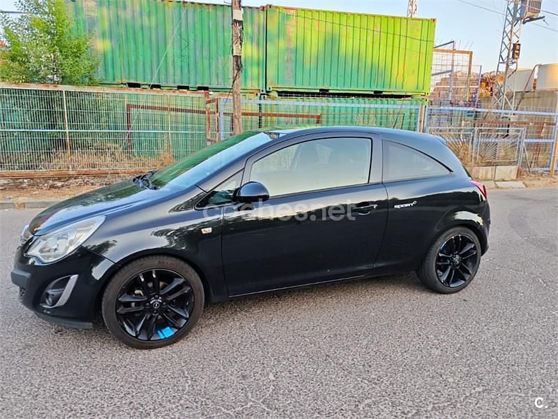 Negro Usado 2012 Opel Corsa Selective Berlina | 4750 € (Buen precio) - Imagen 1/4