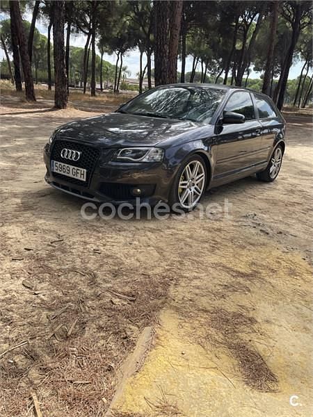 Usado Audi A3 S-Line 140 CV (102 kW) 2008 Negro Utilitario