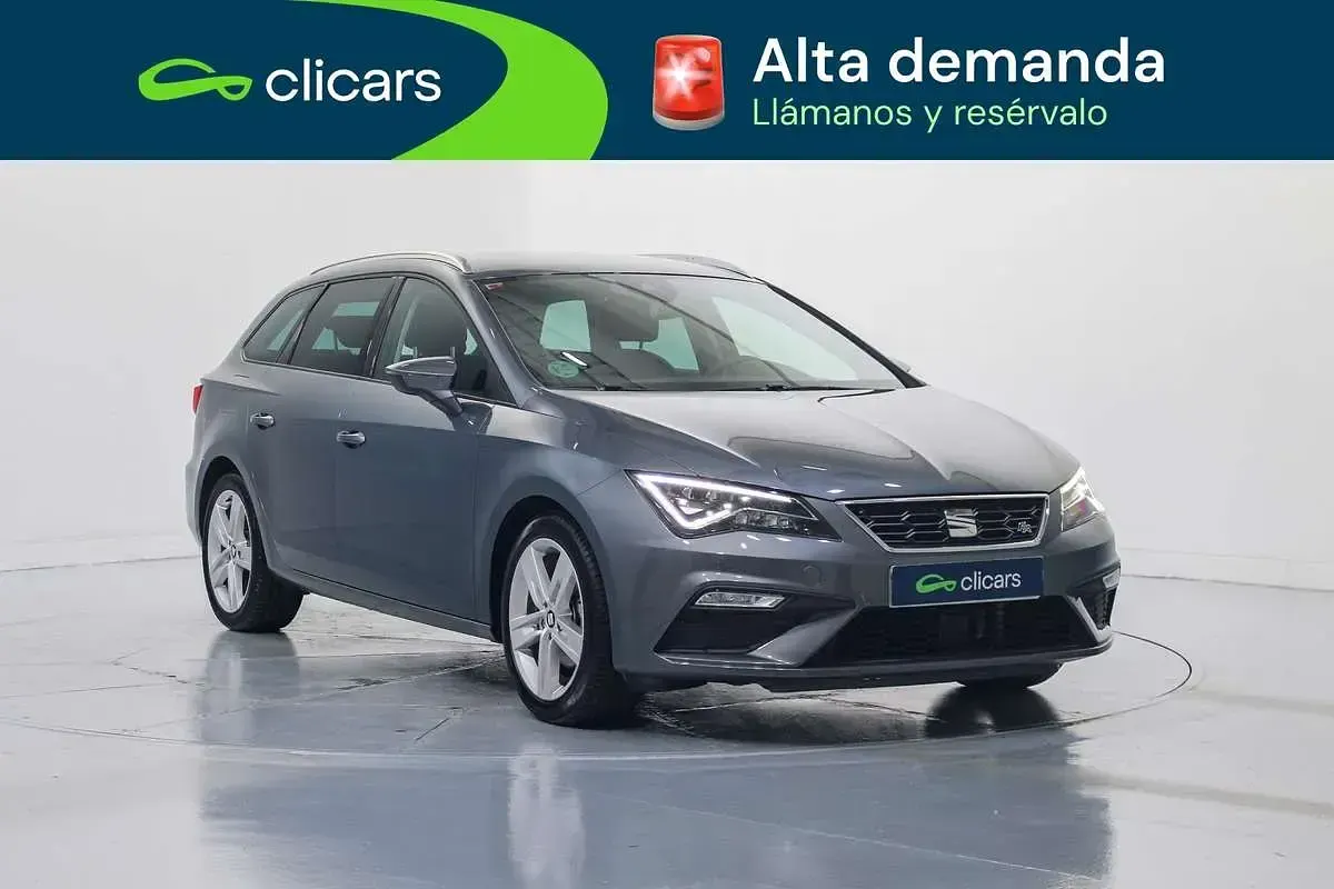 Usado Seat Leon ST FR 150 CV (110 kW) 2017 Gris Familiar