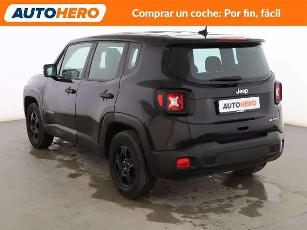 Usado Jeep Renegade Sport 110 CV (80 kW) 2018 Negro SUV