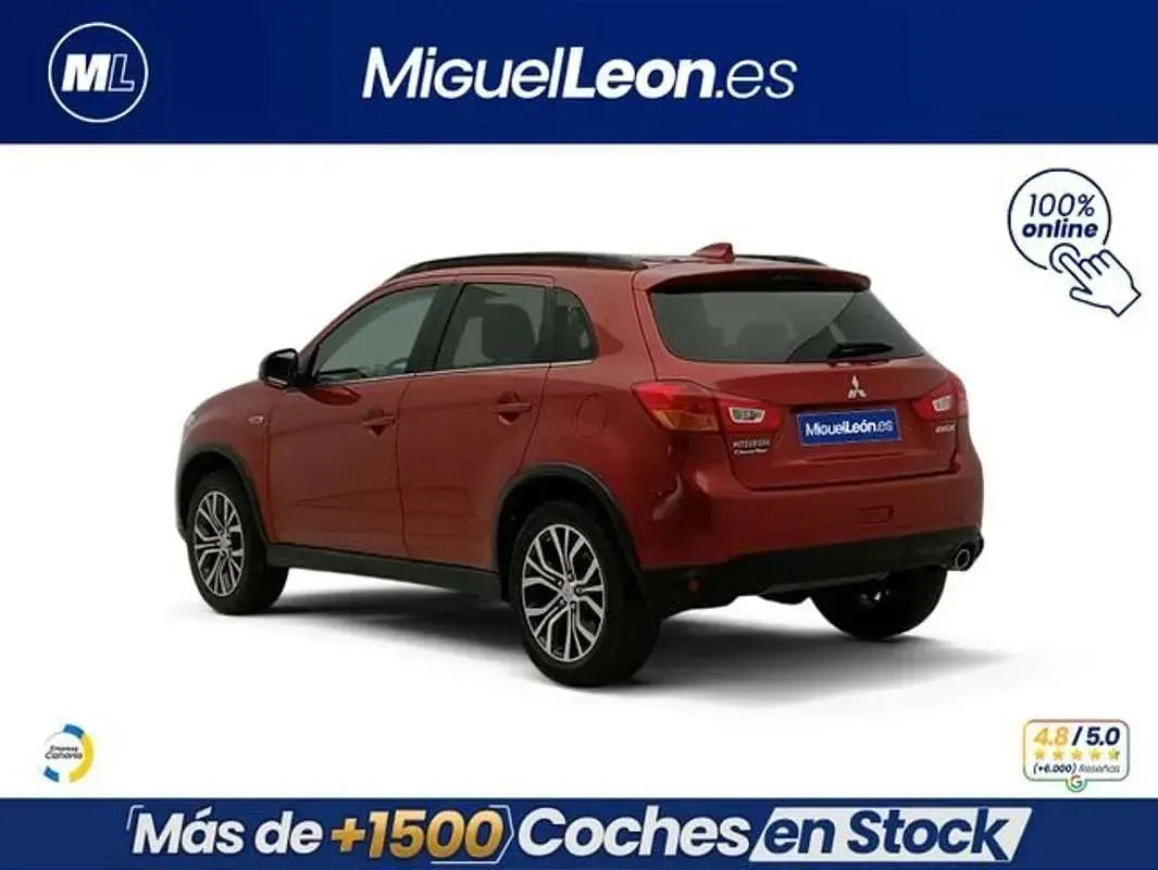 Usado Mitsubishi ASX Motion 117 CV (86 kW) 2017 Rojo SUV