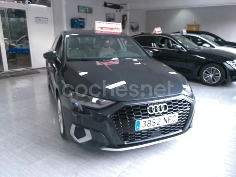 Usado Audi A3 Advanced Plus 150 CV (110 kW) 2021 Negro Berlina