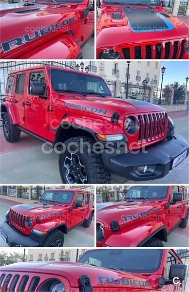 Rojo Usado 2023 Jeep Wrangler Rubicon SUV | 59.500 € (Precio justo) - Imagen 1/4