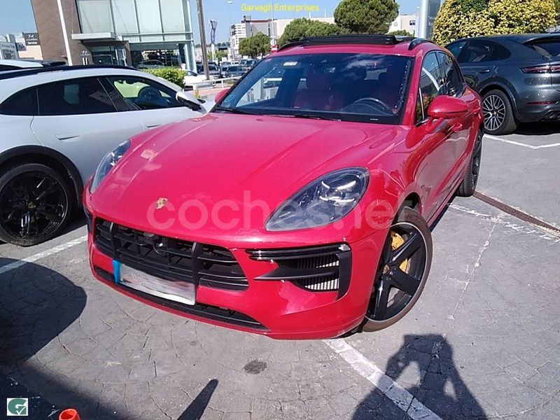 Rojo Usado 2021 Porsche Macan Turbo SUV | 77.900 € (Caro) - Imagen 1/2