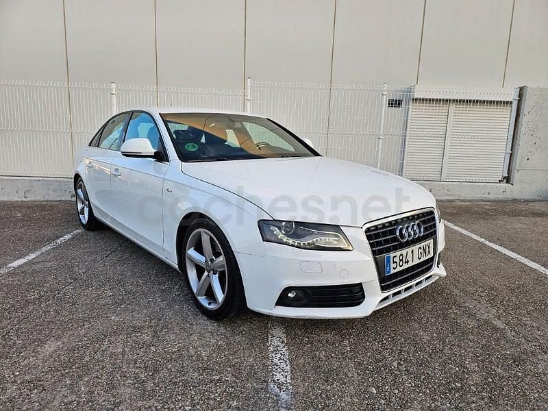 Usado Audi A4 S-Line 160 CV (117 kW) 2009 Blanco Berlina