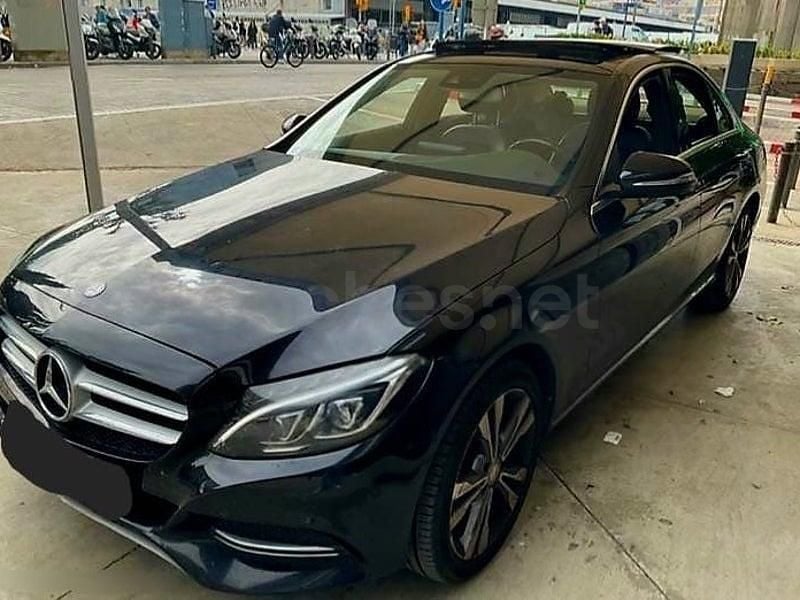 Usado Mercedes C220 Avantgarde 170 CV (125 kW) 2015 Negro Berlina
