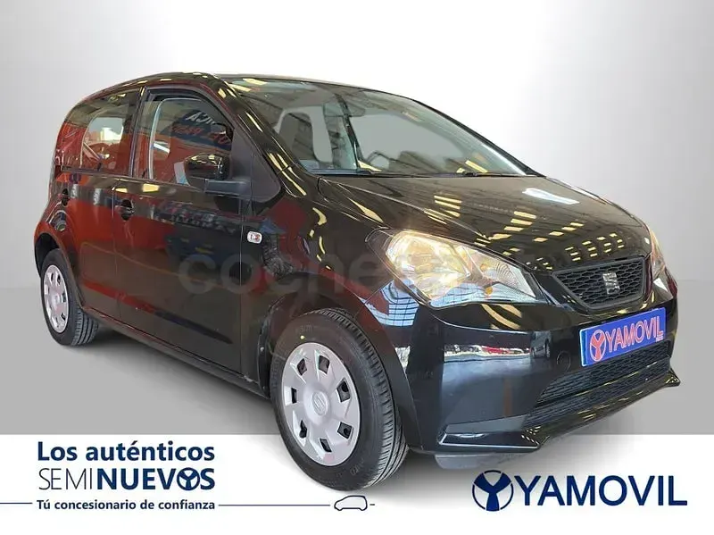 Usado Seat Mii Style 60 CV (44 kW) 2014 Negro Utilitario
