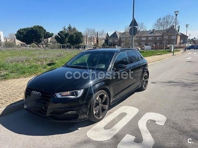 Usado Audi A3 S-Line 150 CV (110 kW) 2015 Negro Berlina