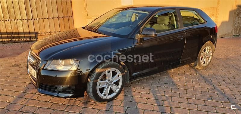 Usado Audi A3 Ambiente 105 CV (77 kW) 2008 Negro Berlina