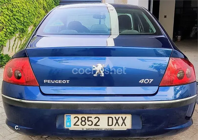 Usado Peugeot 407 136 CV (100 kW) 2006 Azul Berlina