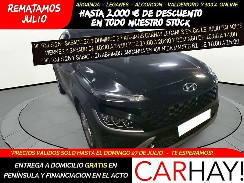 Negro Usado 2022 Hyundai Kona SUV | 13.890 € (Buen precio) - Imagen 1/4