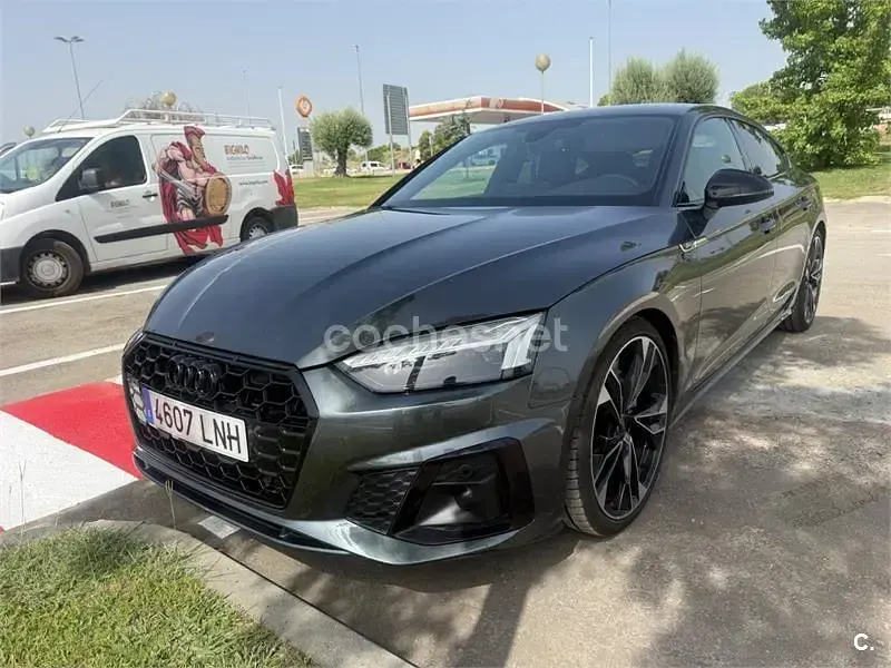 Usado Audi A5 Sportback S-Line 204 CV (150 kW) 2021 Gris / plata Utilitario