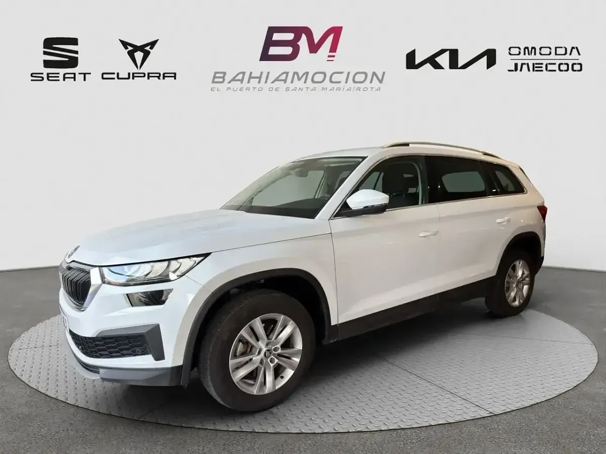 Käytetty Skoda Kodiaq Ambition 150 HP (110 kW) 2022 Valkoinen Katumaasturi