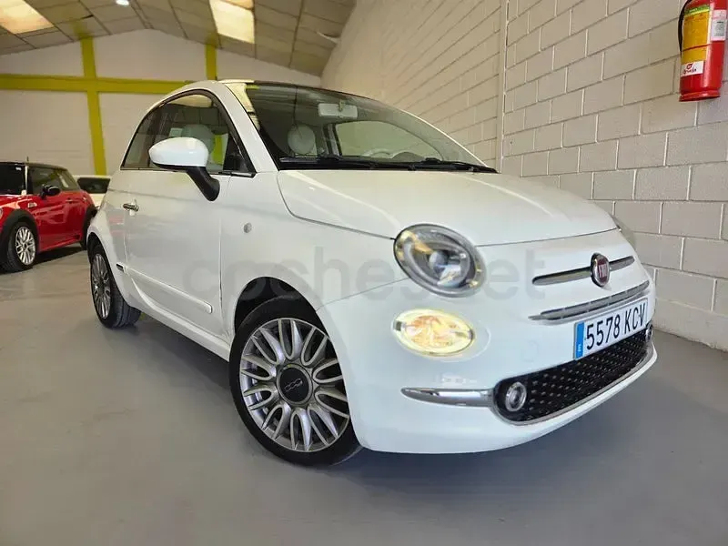 Occasion Fiat 500 Lounge 69 PK (50 kW) 2018 Wit Sedan