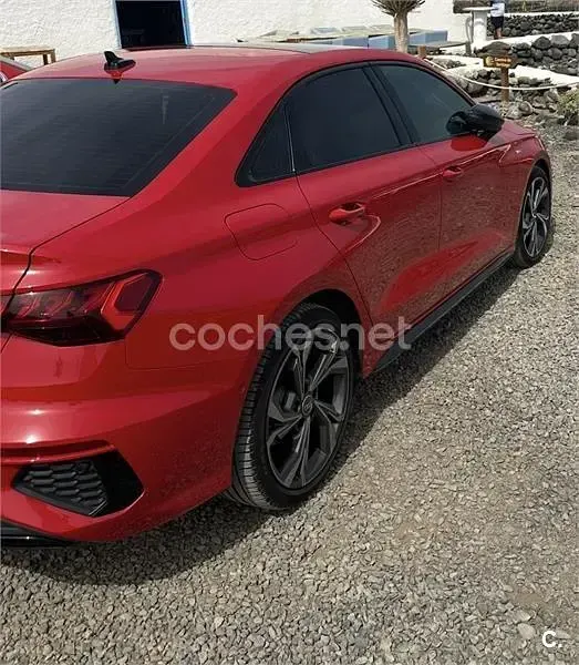 Usado Audi A3 S-Line 110 CV (80 kW) 2021 Rojo Berlina
