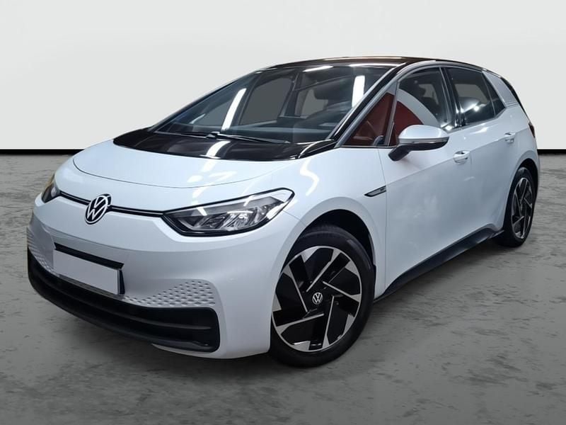 Usado VW ID.3 150 kW (204 CV) 2020 Blanco glaciar con techo negro Utilitario