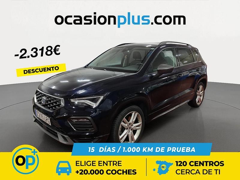 Usado Seat Ateca FR 150 CV (110 kW) 2021 Negro SUV
