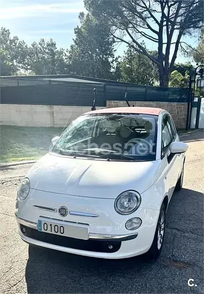 Usado Fiat 500C Lounge 69 CV (50 kW) 2012 Blanco Descapotable