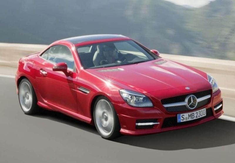 Usado Mercedes SLK250 204 CV (150 kW) 2015 Blanco Descapotable