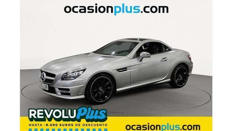 Gris Usado 2016 Mercedes SLK350 Descapotable | 38.890 € - Imagen 1/4