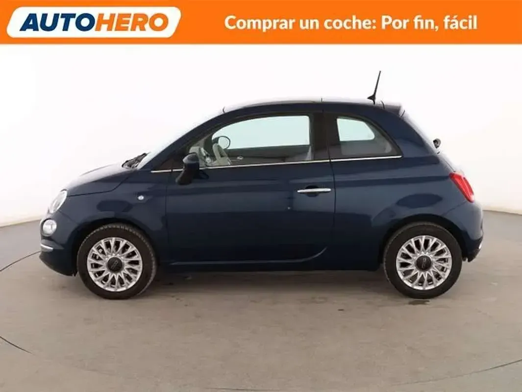 Usado Fiat 500 Lounge 69 CV (50 kW) 2018 Azul Utilitario