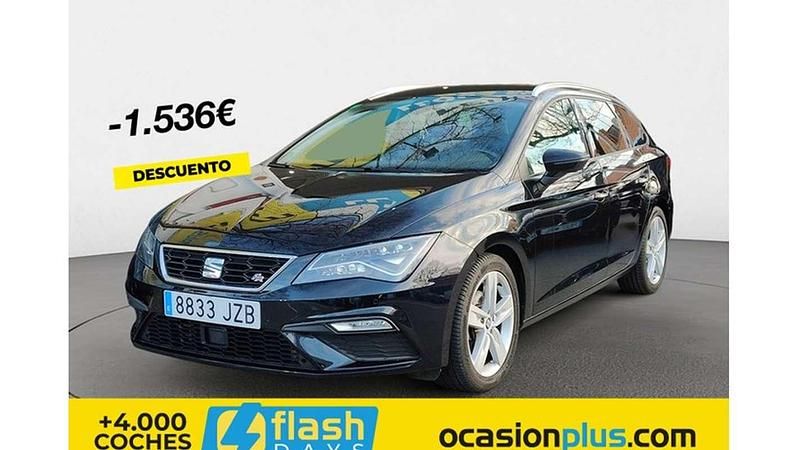 Negro Usado 2017 Seat Leon ST FR Familiar | 15.364 € (Precio justo) - Imagen 1/4