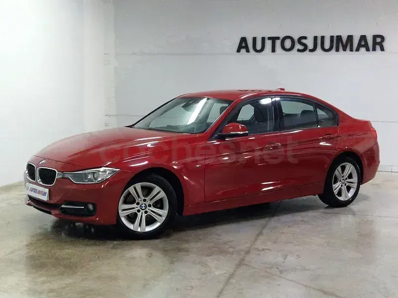 Usado BMW 320 Efficient Dynamics 184 CV (135 kW) 2013 Rojo Berlina