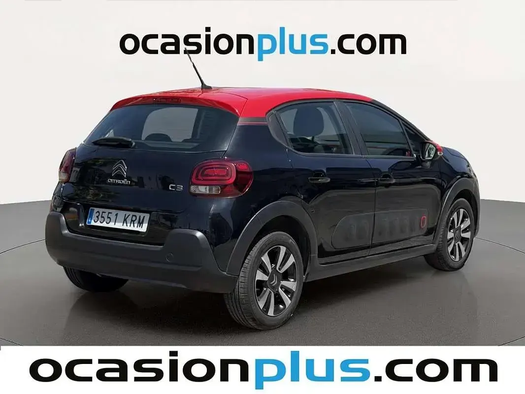 Usado Citroën C3 Feel 82 CV (60 kW) 2018 Negro Utilitario