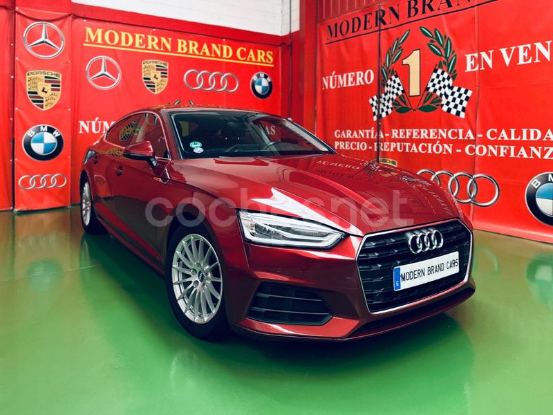 Rojo Usado 2018 Audi A5 Sportback Sport Berlina | 18.990 € (Precio justo) - Imagen 1/4