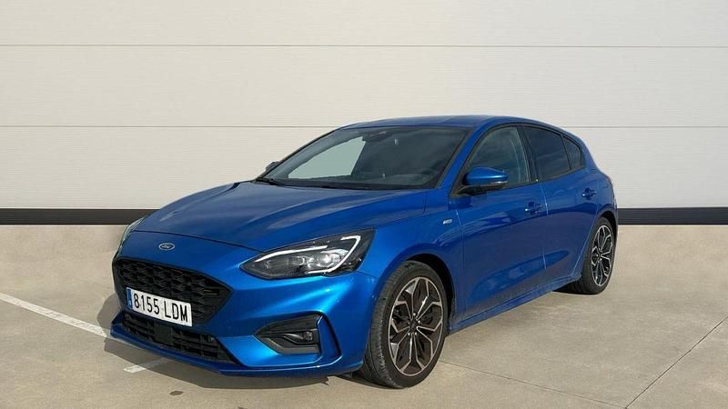 Usado Ford Focus ST-Line 125 CV (91 kW) 2019 Azul Berlina