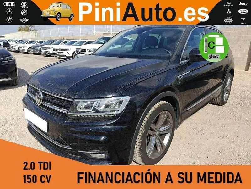 Negro Usado 2021 VW Tiguan Allspace Advance SUV | 23.990 € (Precio justo) - Imagen 1/4