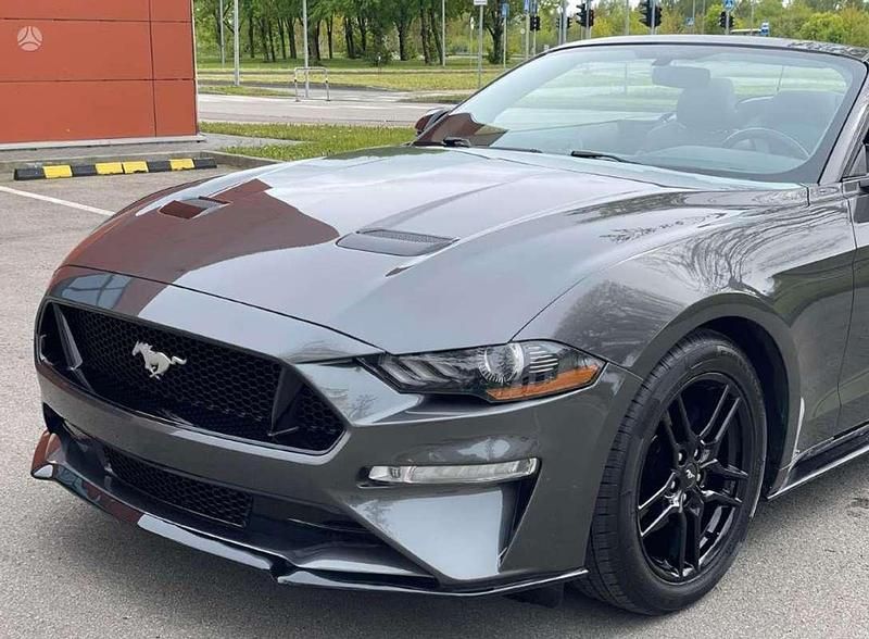 Gris Usado 2018 Ford Mustang Convertible Descapotable | 33.838 € (Precio justo) - Imagen 1/4