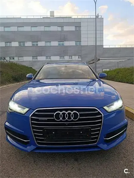 Usado Audi A6 Premium 190 CV (139 kW) 2016 Azul Familiar