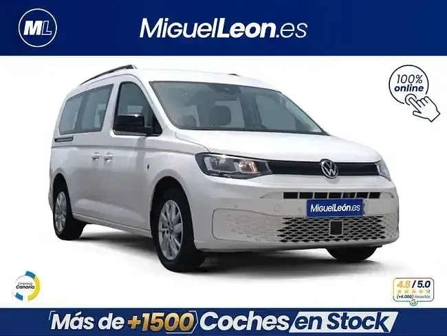 Usado VW Caddy 102 CV (75 kW) 2021 Blanco Monovolumen