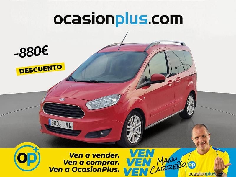 Usado Ford Tourneo Courier Titanium 100 CV (73 kW) 2017 Rojo Monovolumen