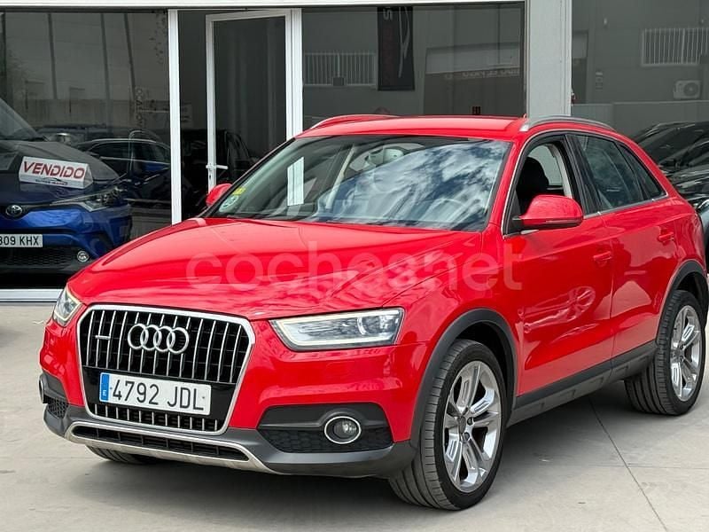 Rojo Usado 2016 Audi Q3 Design SUV | 18.500 € (Precio justo) - Imagen 1/4