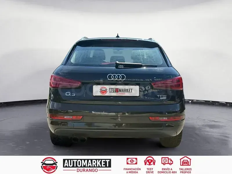 Usado Audi Q3 150 CV (110 kW) 2017 Negro SUV