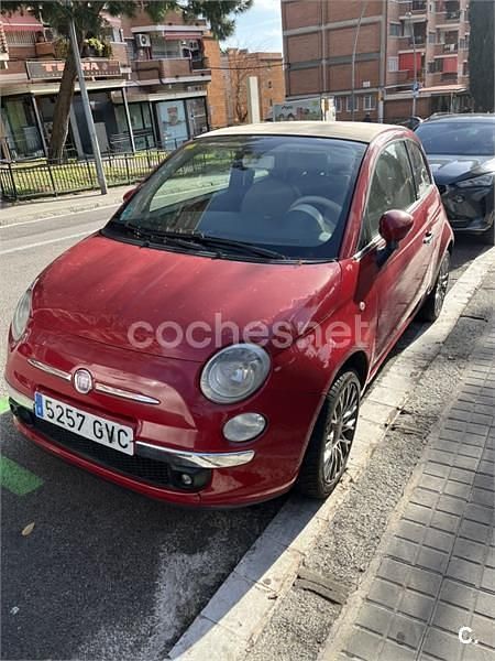 Usado Fiat 500C Lounge 100 CV (73 kW) 2010 Rojo Descapotable