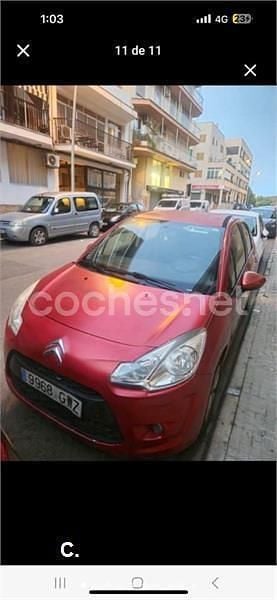 Rojo Usado 2010 Citroën C3 Exclusive Berlina | 2300 € (Super precio) - Imagen 1/4