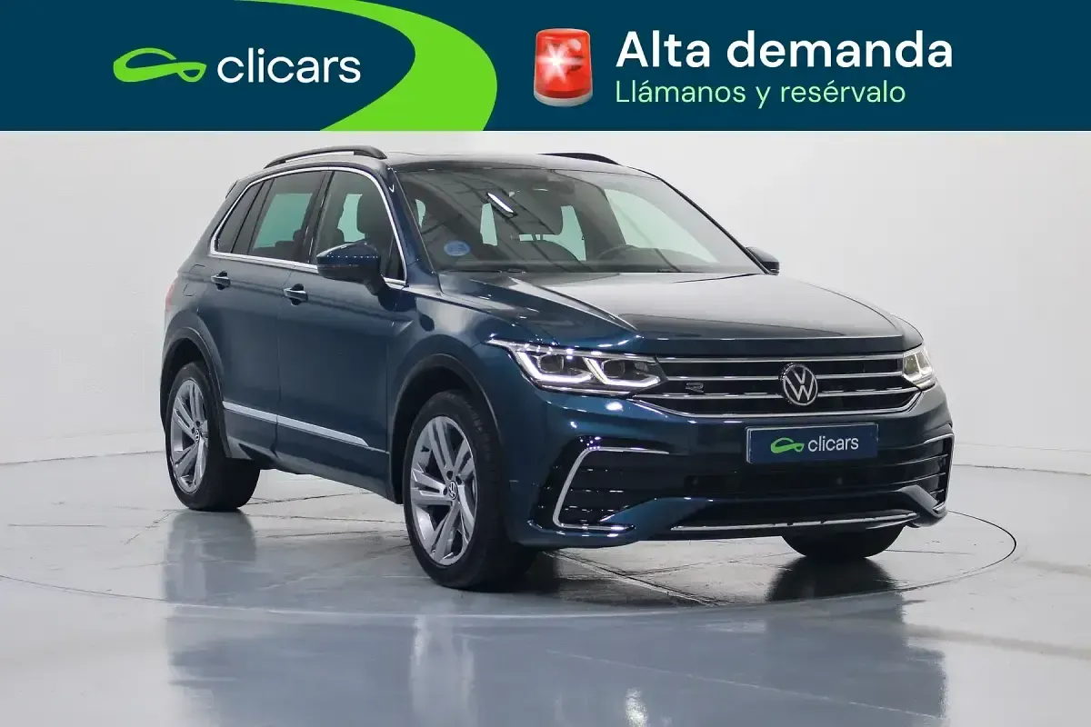 Usado VW Tiguan R-line 150 CV (110 kW) 2022 Azul SUV