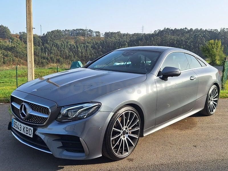 Usado Mercedes E220 194 CV (142 kW) 2018 Gris / plata Coupe