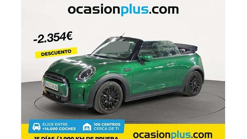 Verde Usado 2023 Mini Cooper Cabriolet Descapotable | 23.546 € (Precio justo) - Imagen 1/4