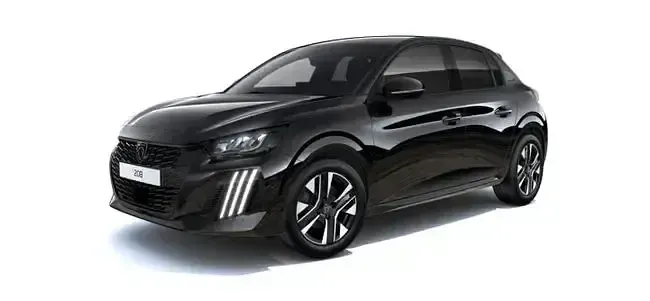 Nuevo Peugeot 208 Allure 100 CV (73 kW) 2026 Negro Utilitario