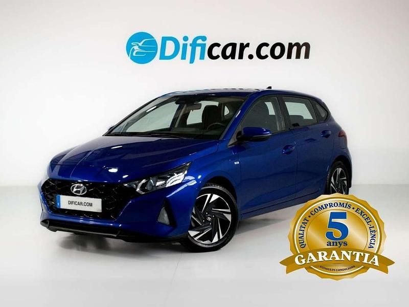 Azul Usado 2021 Hyundai i20 Berlina | 16.990 € (Precio justo) - Imagen 1/4