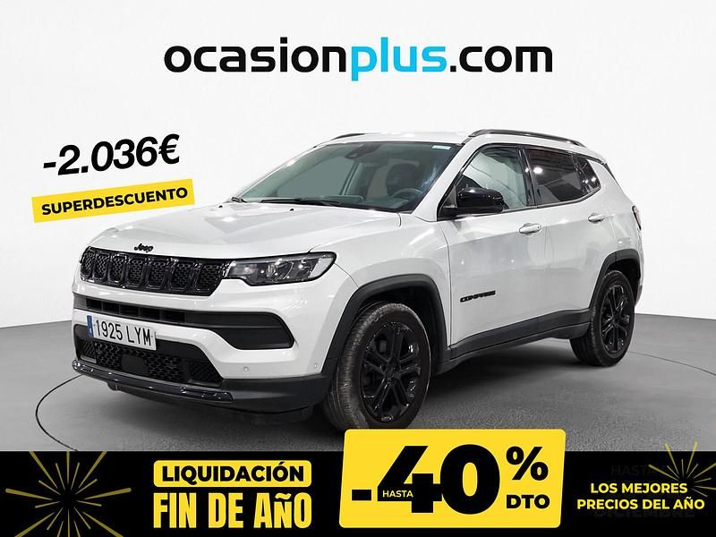 Blanco Usado 2022 Jeep Compass Night Eagle SUV | 22.400 € (Caro) - Imagen 1/4
